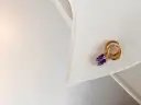 FINE oorbellen Amethyst