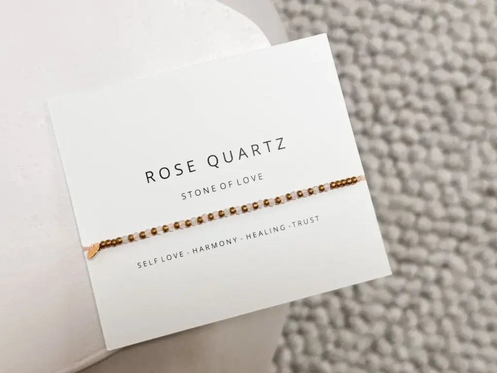 LUCIA armband Rose Quartz