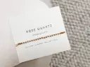 LUCIA armband Rose Quartz