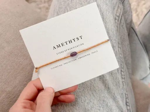 PURE armband Amethyst