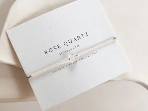 PURE armband Rose Quartz